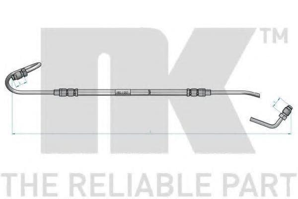 853753 NK Гальмівний шланг