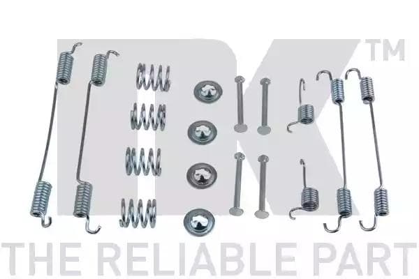 79390021 NK Монтажный комплект барабанных тормозных колодок