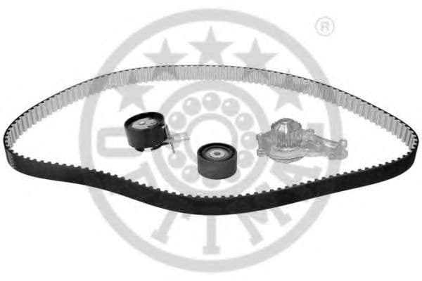 SK-1424AQ1 Optimal Комплект ременя ГРМ + помпа
