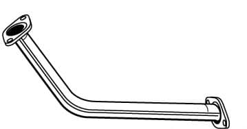 07197 Walker Приймальна труба для Mitsubishi L200