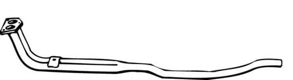 08173 Walker Приемная труба для Volvo 240