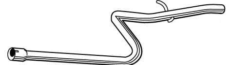 08969 Walker Приймальна труба для Fiat Doblo