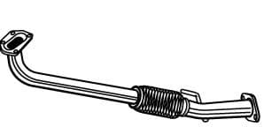 10460 Walker Приймальна труба для Fiat Doblo