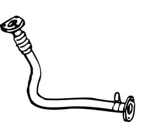 12418 Walker Приймальна труба для Toyota Land Cruiser