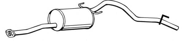 16764 Walker Глушитель выхлопных газов конечный