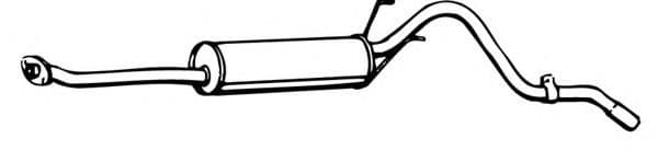 16772 Walker Глушитель выхлопных газов конечный