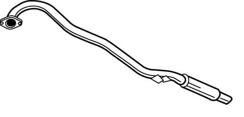 17648 Walker Глушник вихлопних газів кінцевий