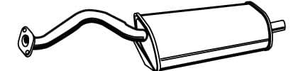 21251 Walker Глушитель выхлопных газов конечный