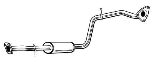 21437 Walker Середній глушник вихлопних газів