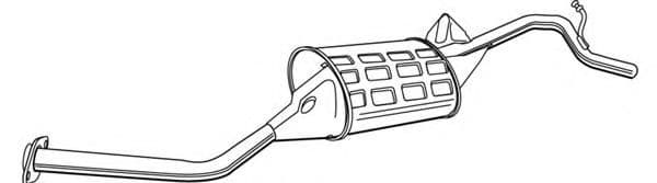 21896 Walker Глушник вихлопних газів кінцевий для Suzuki Alto