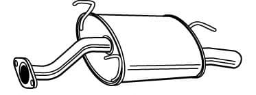 22210 Walker Глушитель выхлопных газов конечный