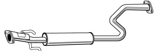 22333 Walker Средний глушитель выхлопных газов для Rover 45