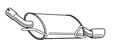 22477 Walker Глушитель выхлопных газов конечный