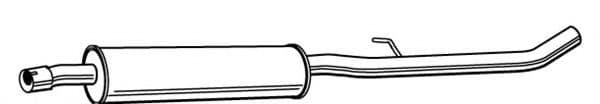 22779 Walker Средний глушитель выхлопных газов