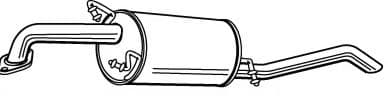22818 Walker Глушитель выхлопных газов конечный