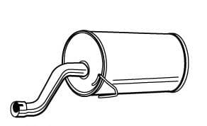 22861 Walker Глушник вихлопних газів кінцевий