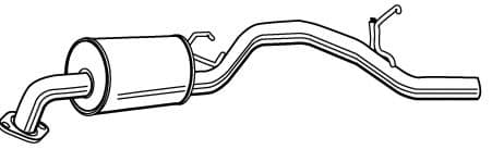 22865 Walker Глушник вихлопних газів кінцевий для Honda HR-V