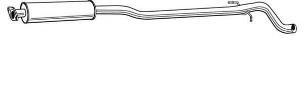 22872 Walker Середній глушник вихлопних газів