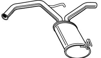 23092 Walker Глушник вихлопних газів кінцевий