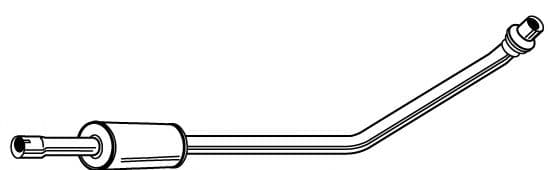 23272 Walker Средний глушитель выхлопных газов для Toyota Starlet