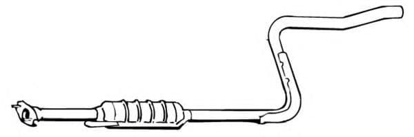 23376 Walker Средний глушитель выхлопных газов для Suzuki Swift