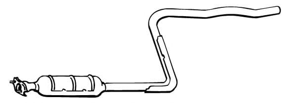 23377 Walker Средний глушитель выхлопных газов для Suzuki Swift