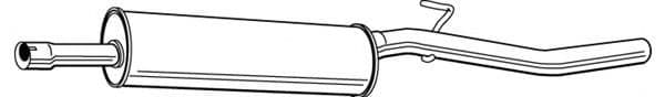 23661 Walker Средний глушитель выхлопных газов