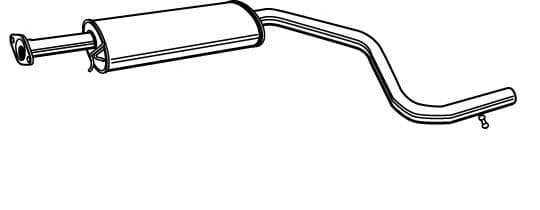 70135 Walker Середній глушник вихлопних газів для Ford Mondeo