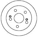 15620 MAPCO Гальмівний диск