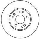 15799 MAPCO Тормозной диск