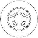 15877 MAPCO Тормозной диск