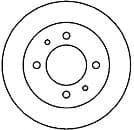 25509 MAPCO Тормозной диск