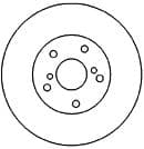 45550 MAPCO Тормозной диск