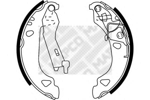 8025 MAPCO Гальмівні колодки