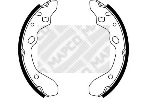 8512 MAPCO Тормозные колодки