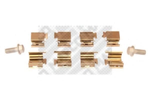 9315 MAPCO Комплектующие дисковых тормозных колодок