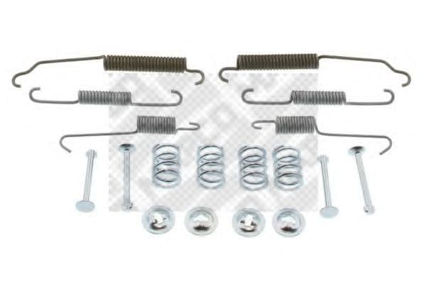 9134 MAPCO Монтажний комплект барабанних гальмівних колодок