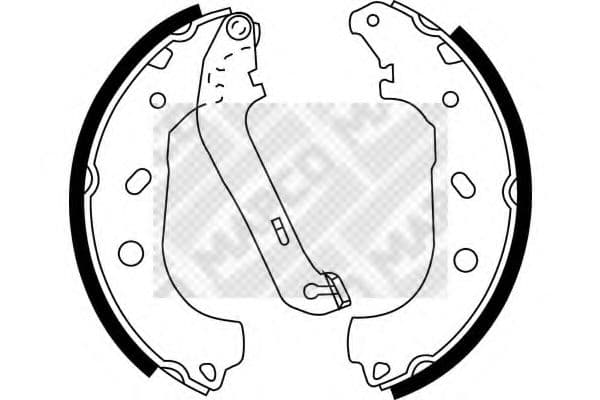 8727 MAPCO Тормозные колодки