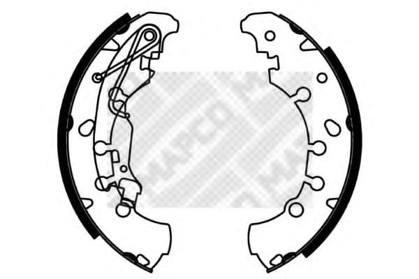8735 MAPCO Тормозные колодки