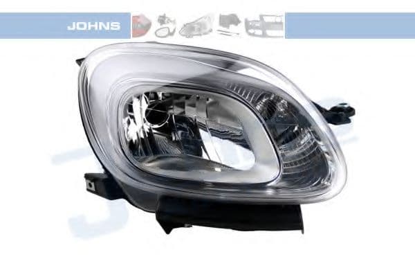 30 07 10 Johns Основная фара для Fiat Panda