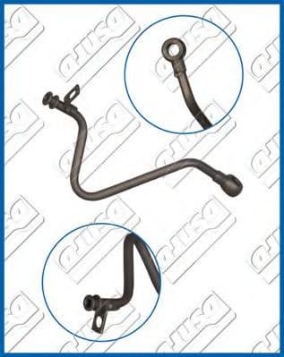 OP10092 Ajusa Оливний патрубок турбіни