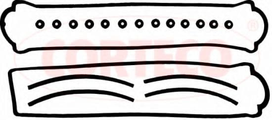 440038P Corteco Прокладка клапанної кришки для Nissan Almera