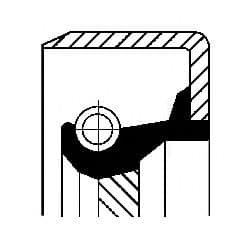 12011441B Corteco Сальник первинного вала