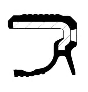 19037072B Corteco Сальник коленвала