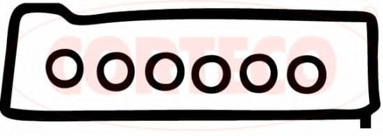 026187P Corteco Прокладка клапанної кришки