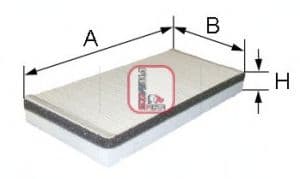 S 3059 C Sofima Фільтр салону