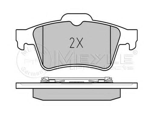 025 234 8216/PD Meyle Гальмівні колодки