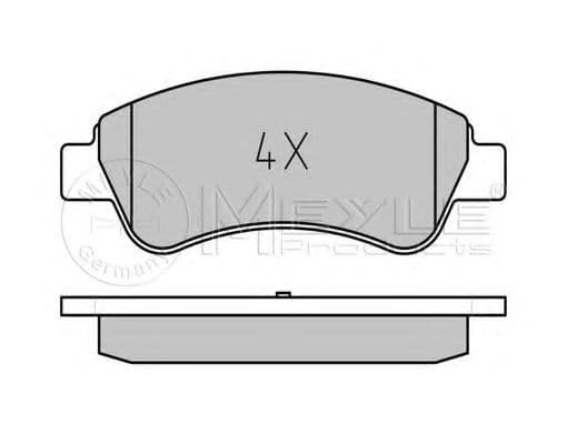 025 235 9919/PD Meyle Гальмівні колодки