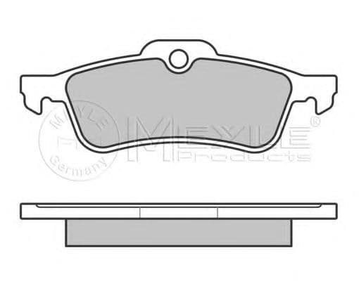 025 237 1616 Meyle Гальмівні колодки для MINI Cooper