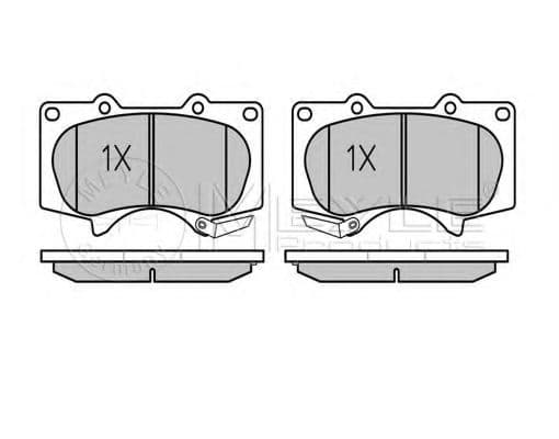 025 240 2417/PD Meyle Гальмівні колодки